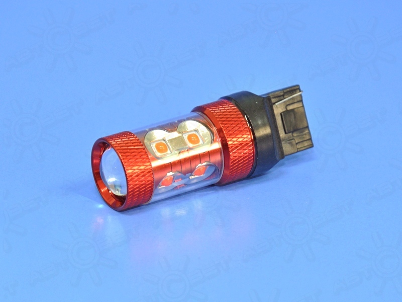 ��������� ������������ 12V W21W RED 10SMD 3030 UU