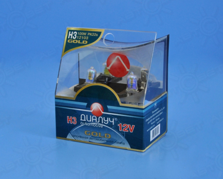 ��������� 12V H3 100W GOLD (�-�) 12103G ������