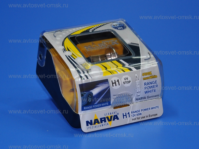 ��������� 12V H1 85W 4500K RANGE POWER WHITE (�-�) 98014 Narva