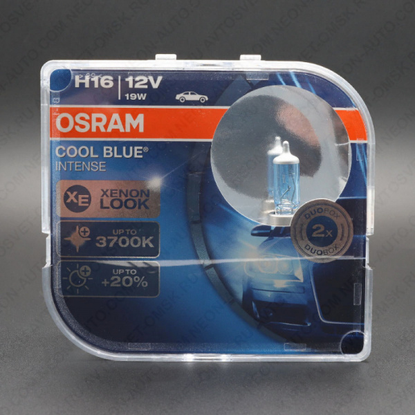 ��������� 12V H16 19W 3700K COOL BLUE INTENSE (�-�) 64219CBI2 EUR Osram
