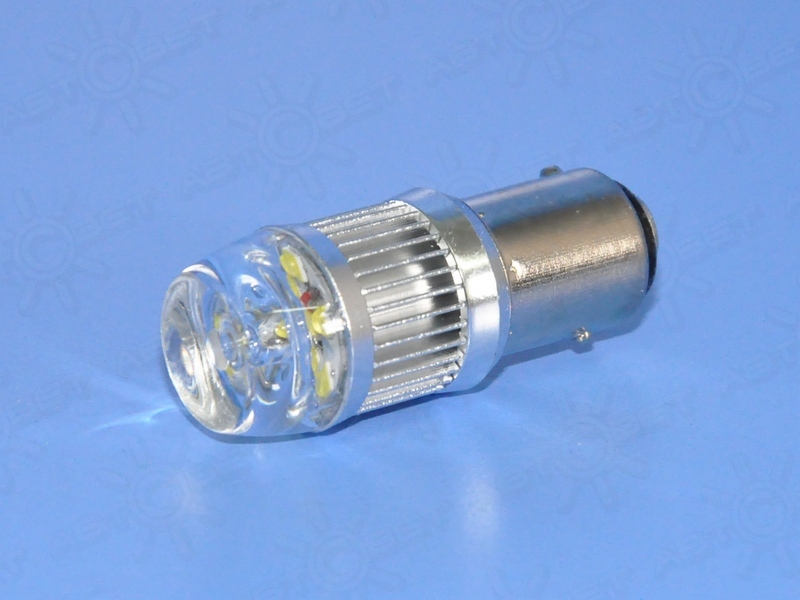��������� ������������ 12V P21/5W WHITE 6CREE UU