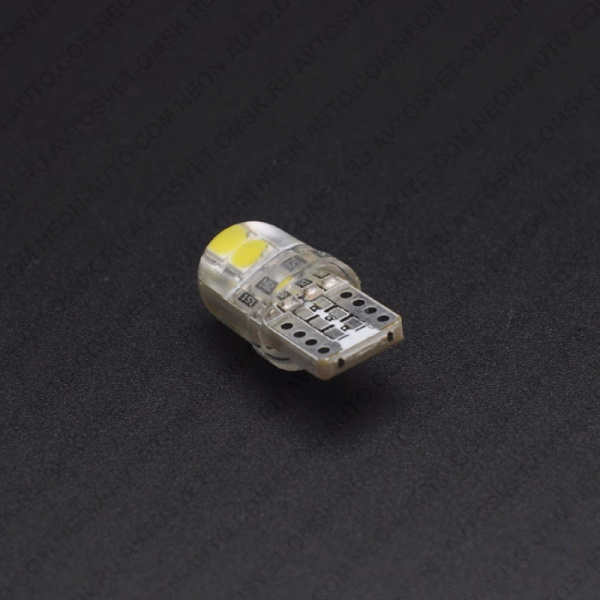 ��������� ������������ 12V T10 WHITE 4SMD 3030 Crystal ���