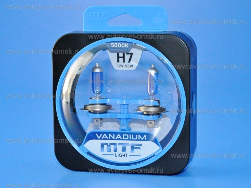 ��������� 12V H7 55W 5000K VANADIUM (�-�) HVN1207 MTF