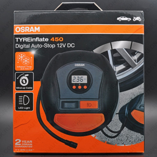 ���������� ������������� � �������� ���������� Tyreinflate450 Osram