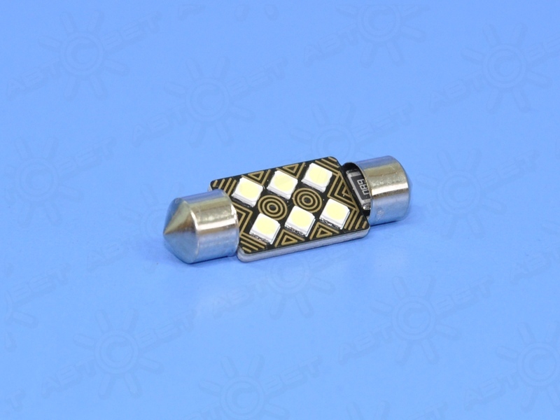 ��������� ������������ 12V �36 WHITE 6SMD 3030 CanBus UU