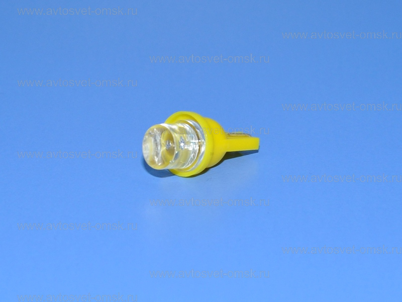 ��������� ������������ 12V T10 YELLOW 1LED ���