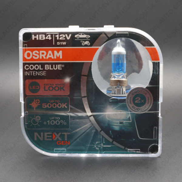 ��������� 12V HB4 51W+100% 5000K COOL BLUE INTENSE NEXT (�-�) 9006CBN-HCB Osram