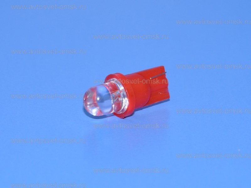 ��������� ������������ 24V T10 RED 1LED-L UU