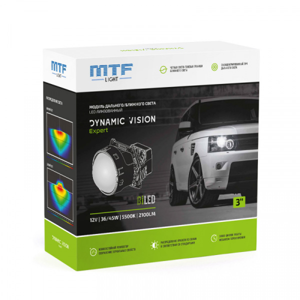 ��-����� 12V 3.0" LED 5500K 1CH 36W/45W DYNAMIC VISION Expert 24���. MTF