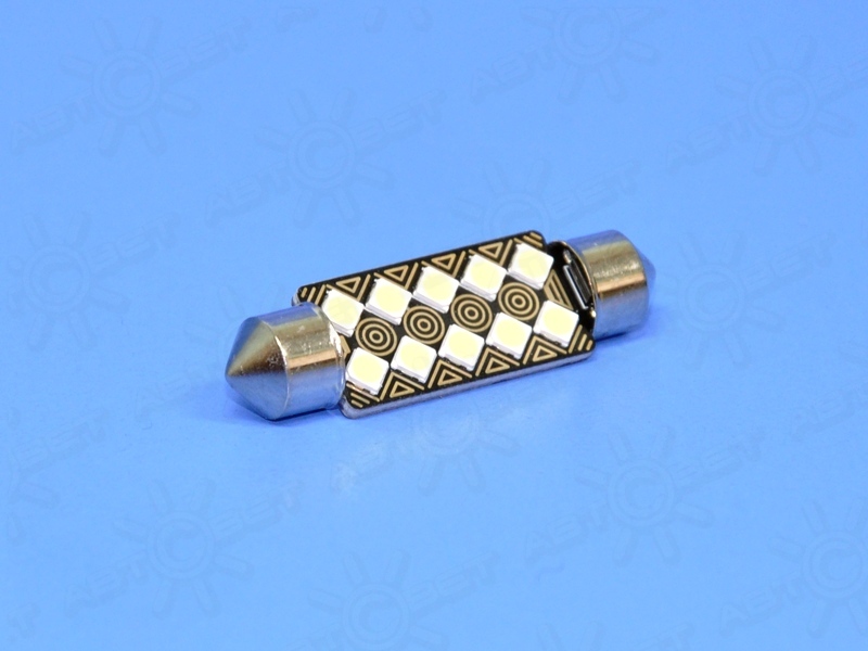 ��������� ������������ 12V �41 WHITE 10SMD 3030 CanBus UU