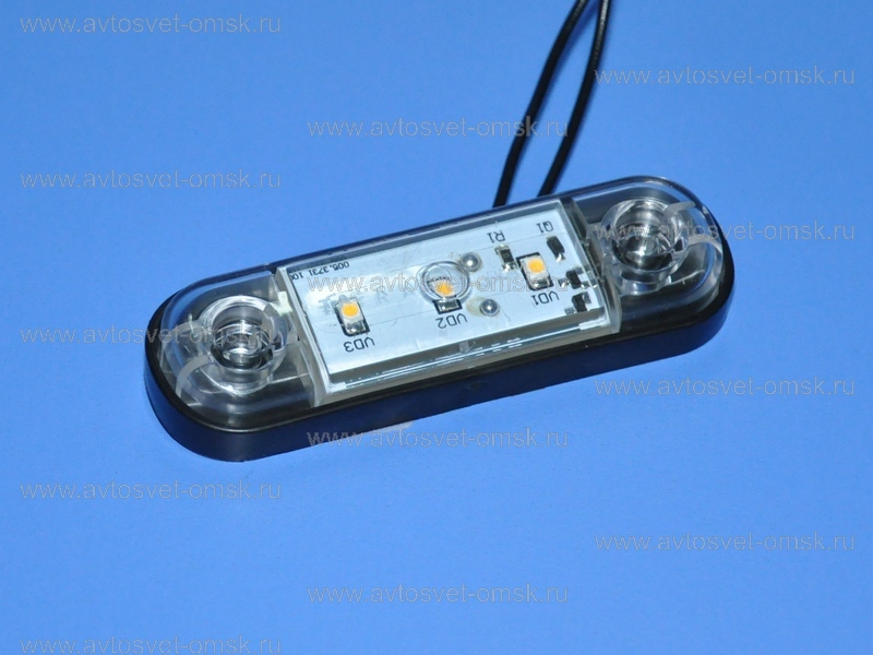 ������ ���������� 12/24V ����� 3LED slim 014.3731-05 ����