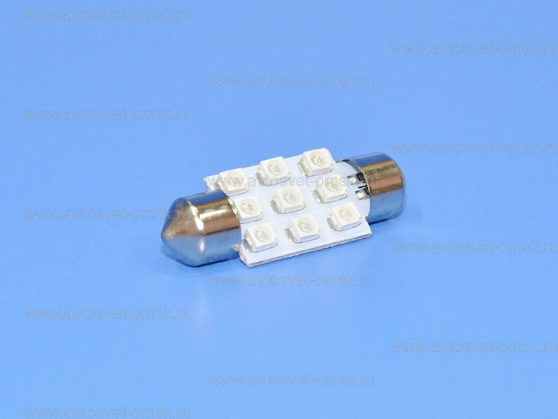 ��������� ������������ 12V �36 GREEN 9SMD 1210 UU