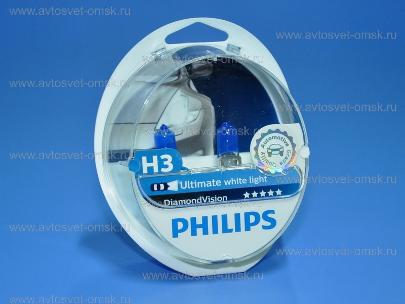 ��������� 12V H3 55W 5000K DIAMOND VISION (�-�) 12336DV Philips