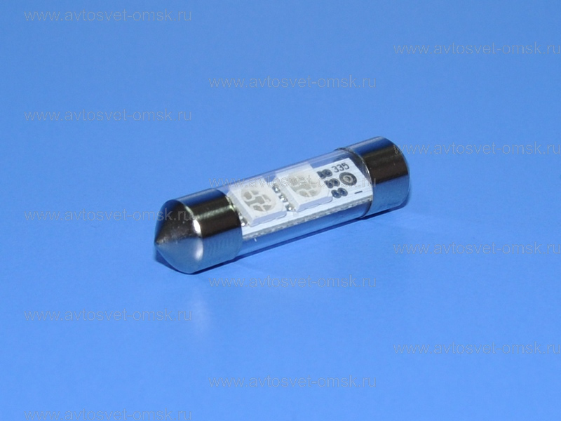 ��������� ������������ 12V �36 GREEN 2SMD 5050 Glass UU
