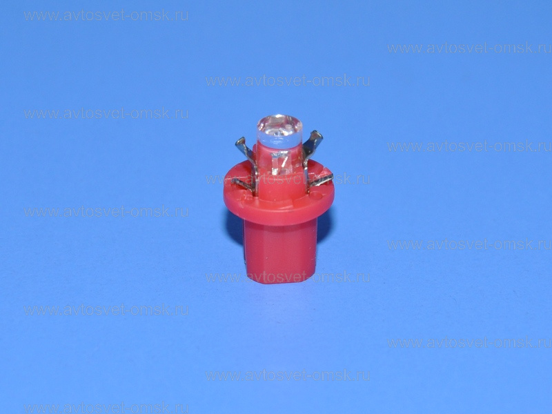 ��������� ������������ 12V �� B8.5 RED 1LED ���