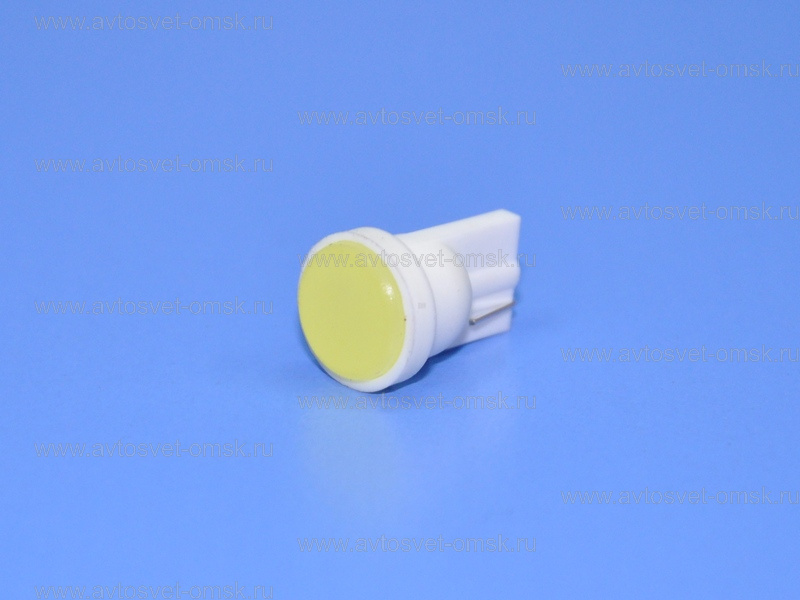 ��������� ������������ 12V T10 YELLOW 1COB ���